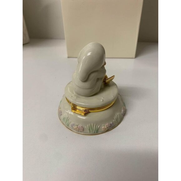 LENOX SLEEPY TREASURE BOX Disney Snow White NEW in BOX with COA - Picture 5 of 8
